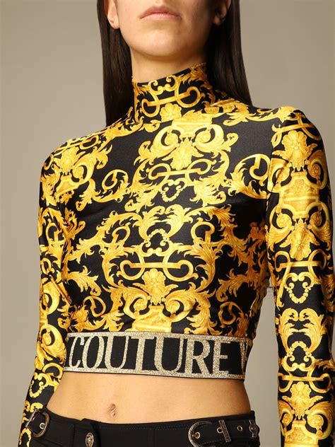 blusa versace jeans couture|versace jeans black label.